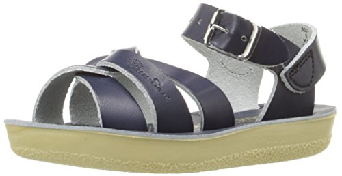 Sun-San Swimmer Little Kid Leather Sandals, Marineblau, 11 Little Kid von Salt Water