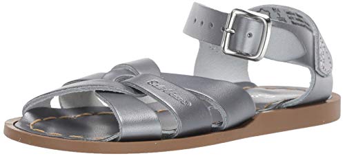 Salt-Water wasserfeste Frauen-Sandale Original Pewter Metallik Silber Gr. 36-42 - Silber / 37 von Salt Water