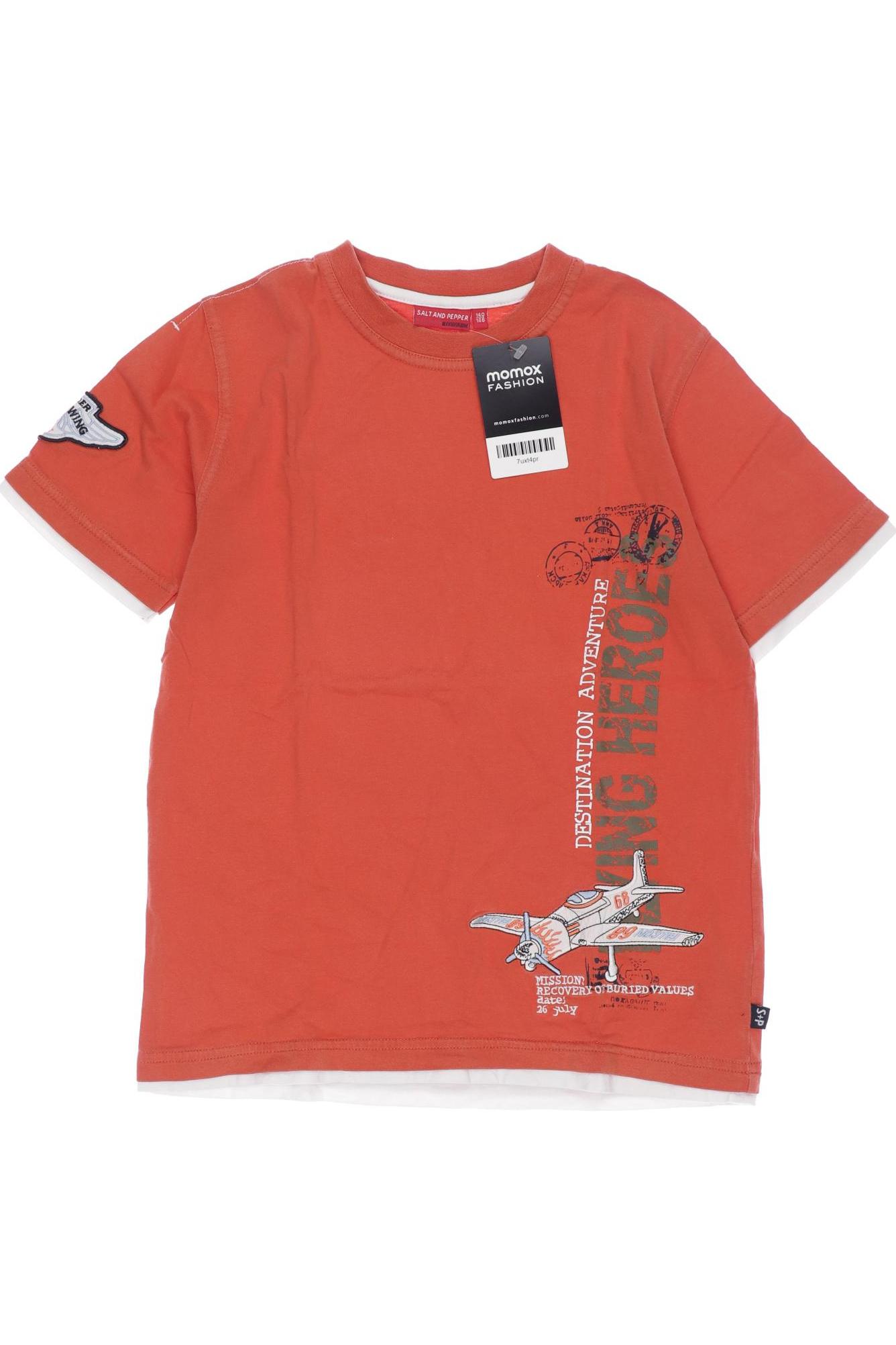 Salt and Pepper Jungen T-Shirt, orange von Salt and Pepper