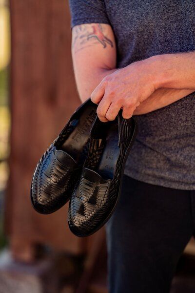 Salt and Sohle Leder Huarache Sandalen für Herren | GUAPURU von Salt and Sohle