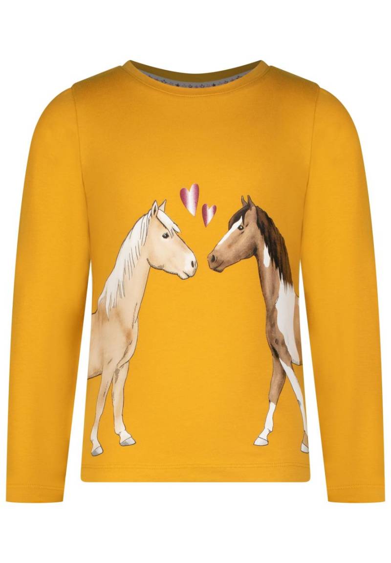 Salt and pepper Longsleeve Mädchen Winter amber Pferd von Salt and pepper