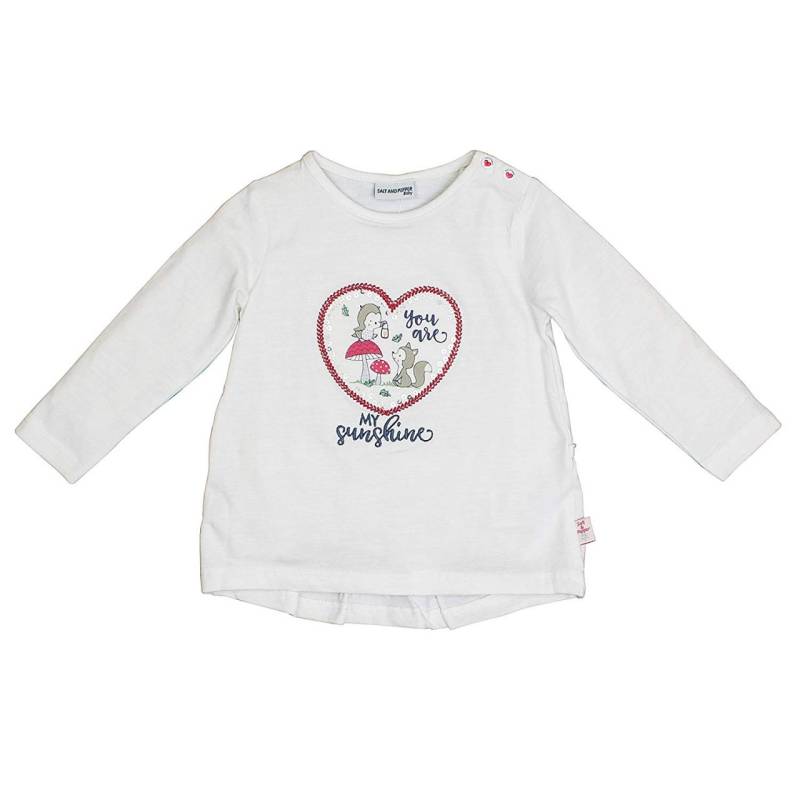 Salt and pepper Longsleeve Mädchen offwhite von Salt and pepper