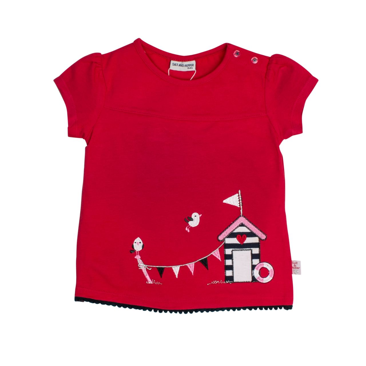 Salt and pepper T-Shirt Cutie uni Stick Strandhäuschen von Salt and pepper