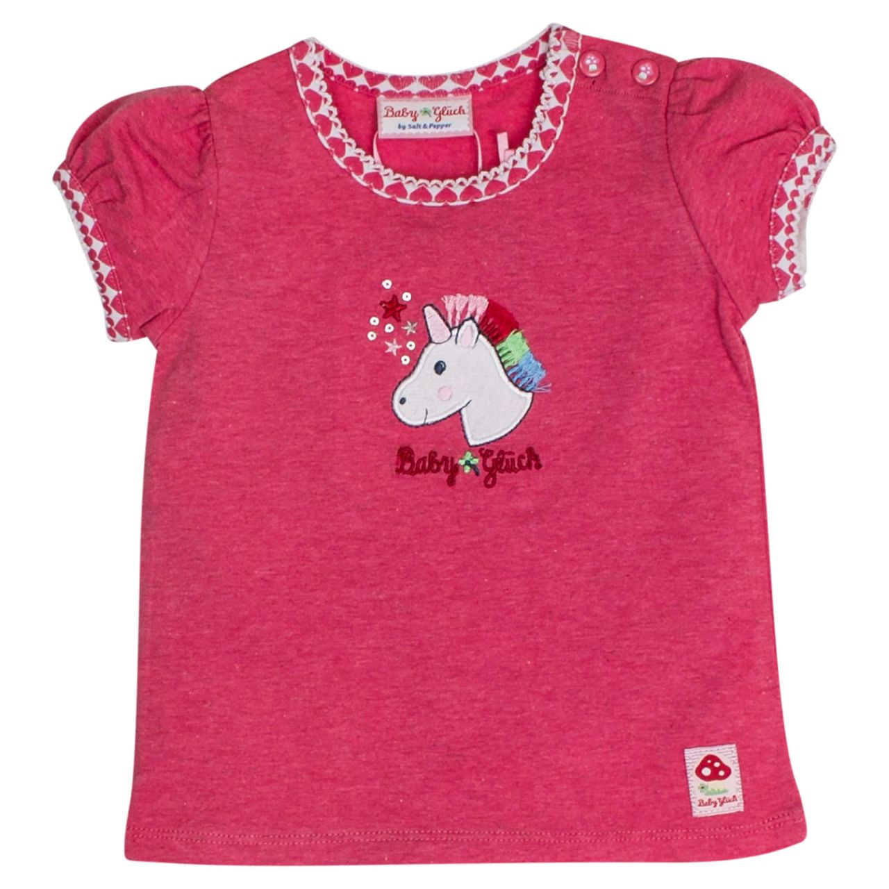 Salt and pepper T-Shirt Mädchen soft berry von Salt and pepper