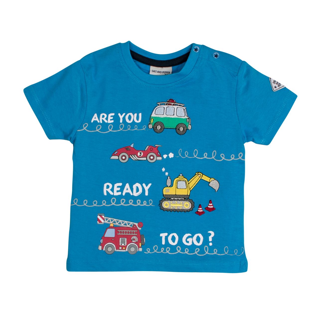 Salt and pepper T-Shirt Ready uni Stick Fahrzeuge von Salt and pepper