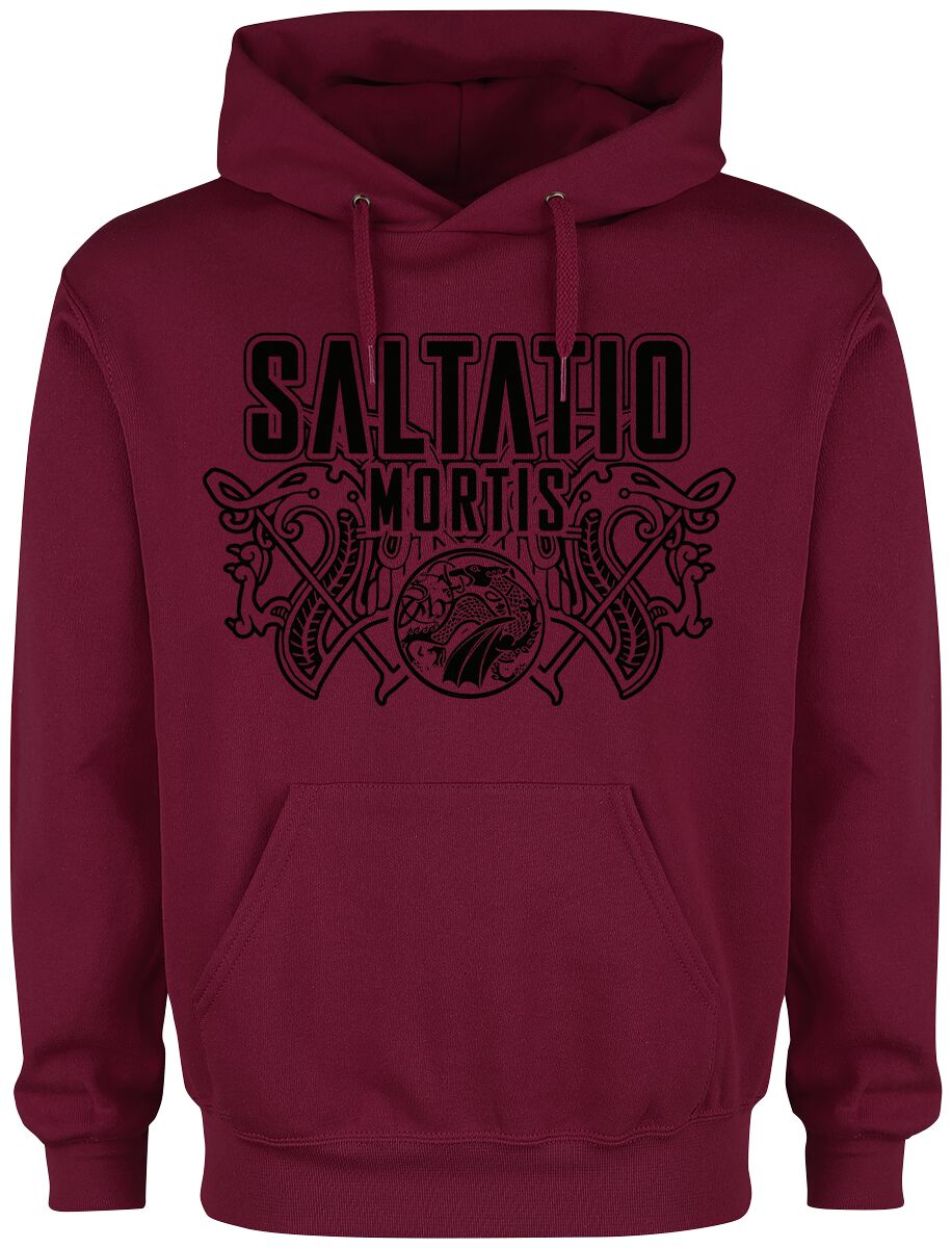 Saltatio Mortis Kapuzenpullover - Viking Logo - S bis XXL - für Männer - Größe XL - rot  - Lizenziertes Merchandise! von Saltatio Mortis