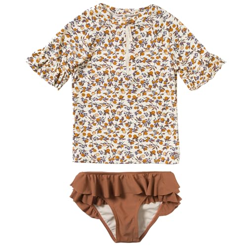 Salted Stories SASS24-071SBN Schwimmshirt + Badehose 2er Set mit UV-Schutz (UPF 50+) - L'orange/Sabrina (Gr. 86/92) von Salted Stories
