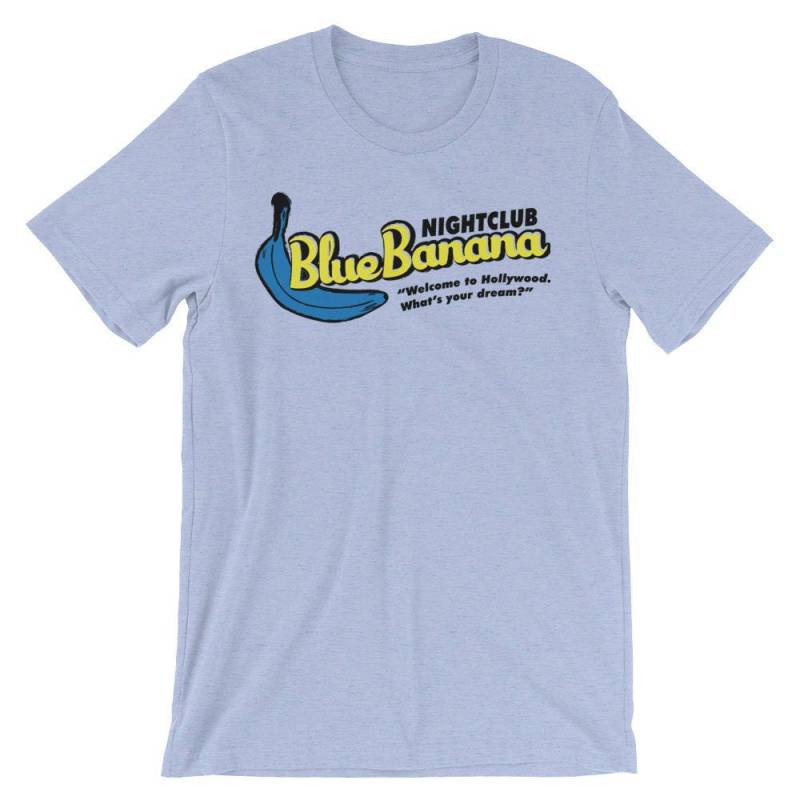 Blaue Banane Nachtclub Film Tshirt von SalteesApparel