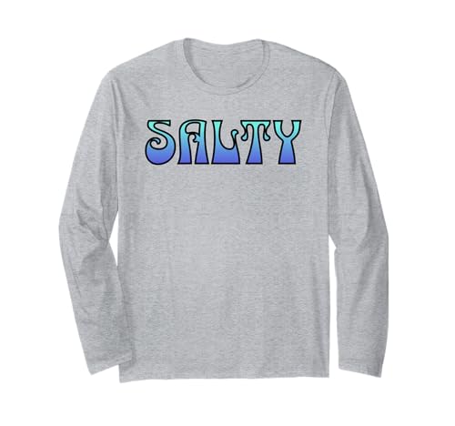 Salty Ocean Colored for Men & Women who Are Salty Funny Langarmshirt von Salty Apparel and Gifts