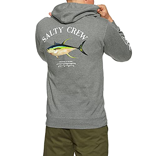 Salty Crew Ahi Mount Fleece Mens Pullover Hoody X Large Gunmetal/Heather von Salty Crew