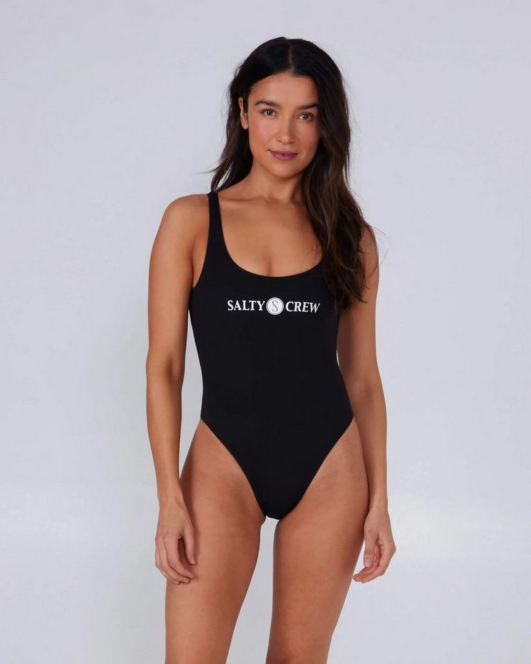 Salty Crew Badeanzug Salty Crew Charter 1-Piece Badeanzug Black von Salty Crew