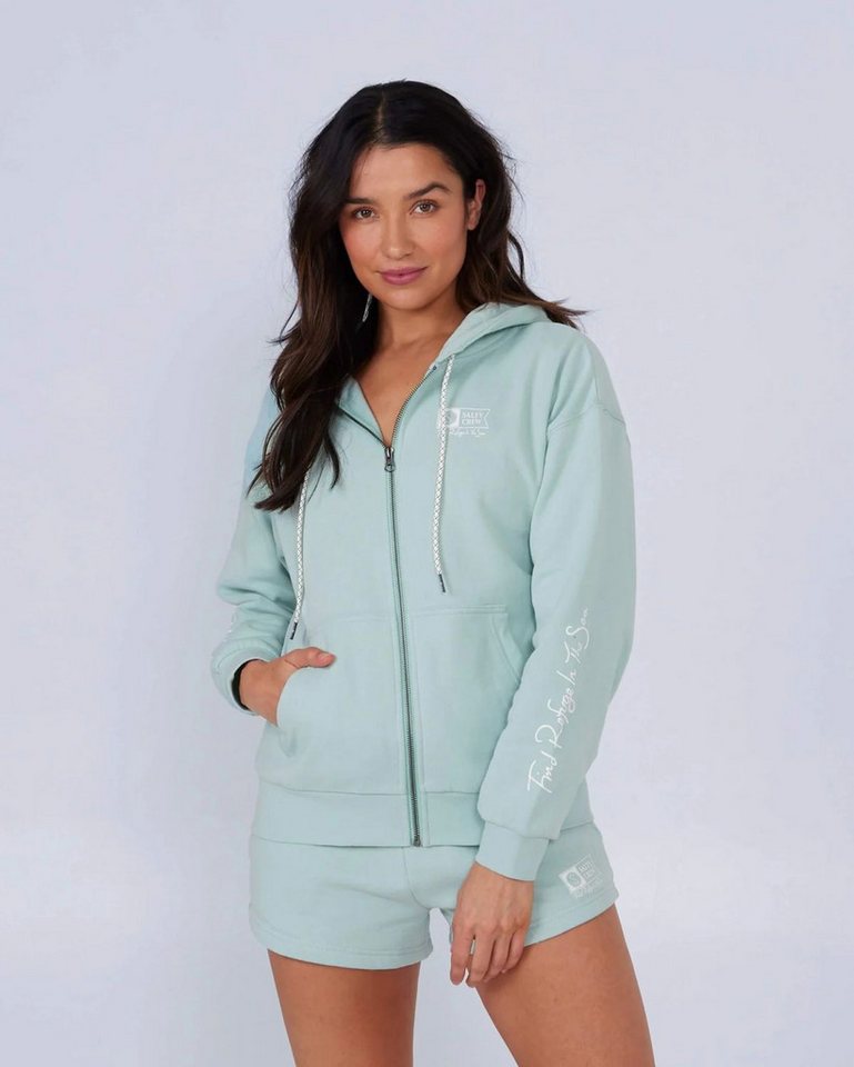Salty Crew Hoodie Salty Crew Alpha Zip Hoody Jade Mint von Salty Crew