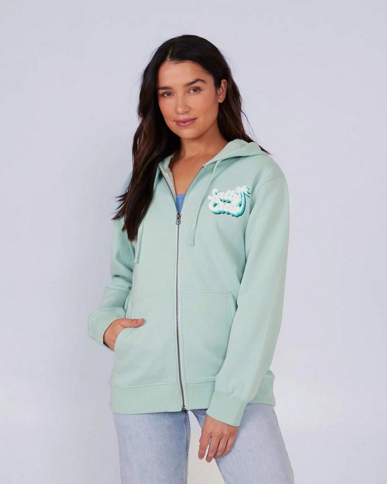 Salty Crew Hoodie Salty Crew Seventies Zip Hoody Jade von Salty Crew