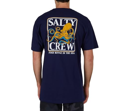 Salty Crew Ink Slinger Herren-T-Shirt, kurzärmelig, Marineblau, XX-Large Salty Crew Ink Slinger Herren-T-Shirt, kurzärmelig, Marineblau, XX-Large von Salty Crew
