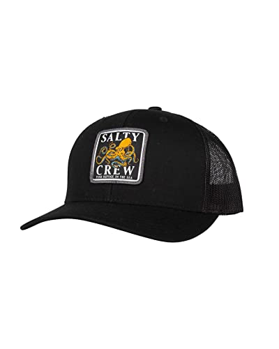 Salty Crew Ink Slinger Retro Trucker, Schwarz, Einheitsgröße von Salty Crew