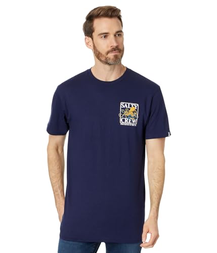 Salty Crew Ink Slinger Standard-T-Shirt, kurzärmelig, Marineblau, L von Salty Crew