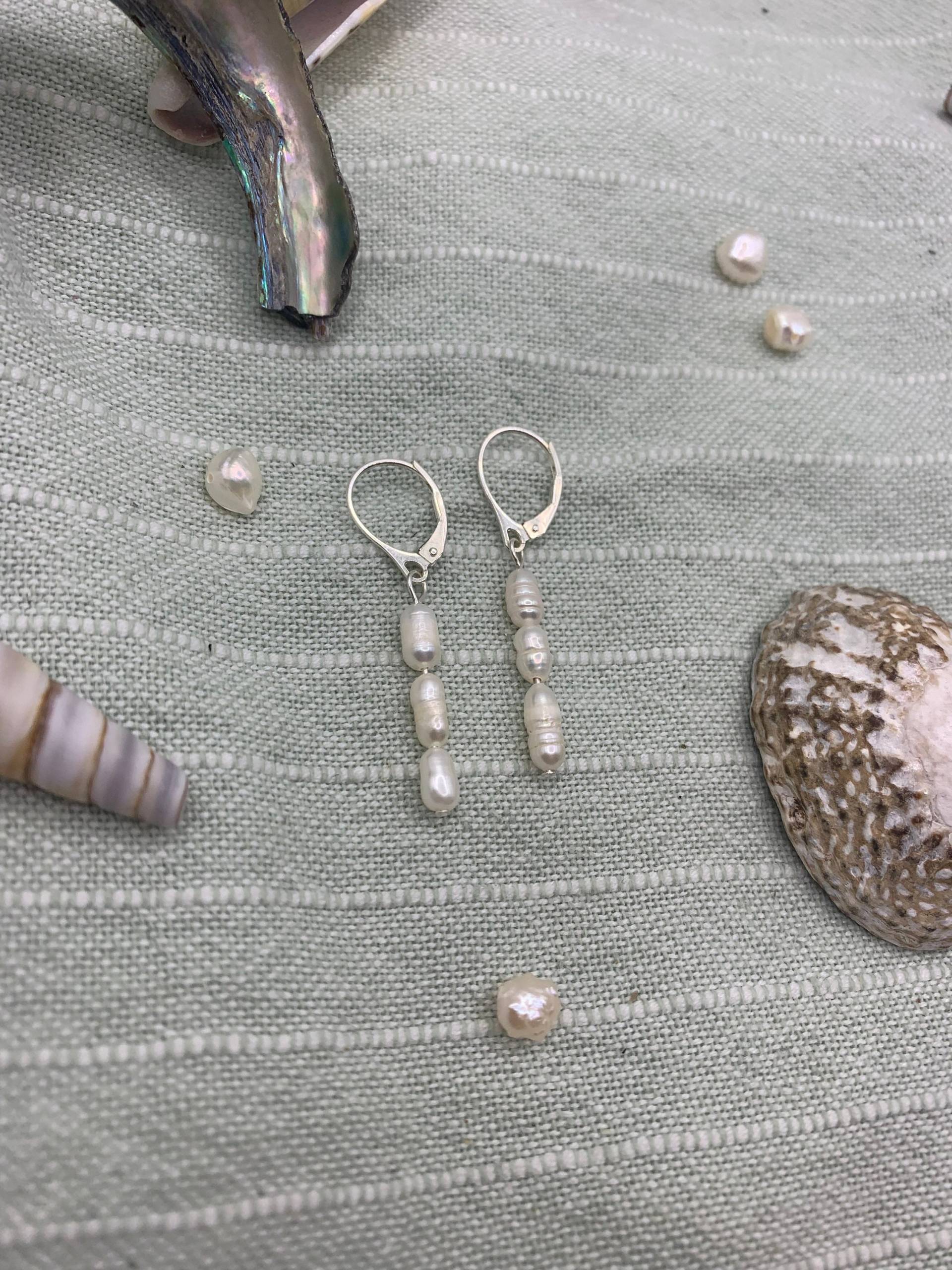 Süßwasserperle 925 Silber Ohrringe, Natürlicher Damenschmuck Für Ozeanliebhaber, Ein Perfektes Handgemachtes Geschenk Sie Süßwasserperle 925 Silber Ohrringe, Natürlicher Damenschmuck Für Ozeanliebhaber, Ein Perfektes Handgemachtes Geschenk Sie von SaltyDreamers