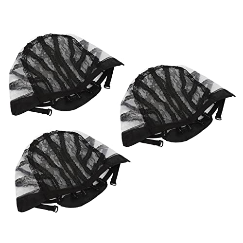 3pcs Elastische Perücken -Mesh -Kappe Atmungsaktiv von Saluaqui