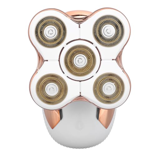 Saluaqui 5 Blades Frauen Haarentferner USB Wiederaufladbar Kabellos Elektrischer Trimmer für Achselhöhlen und Beine - Waschbar, Kompakt, ABS -Material von Saluaqui