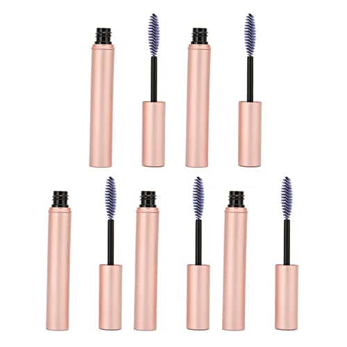 Saluaqui 5 Pcs Leerem Mascara -Röhrchen mit Gummistopfen, Mini -4 -ml -Metallschale Leerer Wimpernrohr, Weicher Bürste, Tragbarer Wimpernbehälter für die Reise von Saluaqui