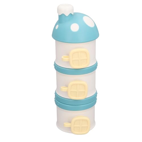 Saluaqui Multilayer -Formelhalter - Stapelbarer Babymilchpulverspender mit und Leckerem Deckel Tragbarer, Einfach Gündlicher Formelbehälter für Baby Snacks Lila (Blue) von Saluaqui