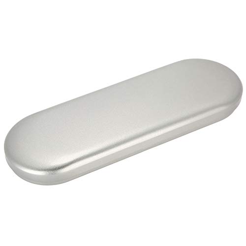 Saluaqui Professionelle Rose Red Storage Box für Wimpernerweiterung Pinzetten - Kompakter Tinplate -Organizer mit Slot -Design für Make -up -Werkzeuge (Silver) von Saluaqui