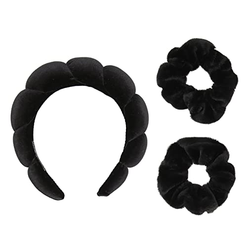Weiches Polyester Gesichtswaschstirnband- und Armband -Set 2pcs Haarband Zum Vermeiden von Nassen Haar von Saluaqui