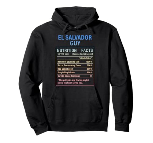 EL Salvador Guy Stolze Salvadorianische Männer Pullover Hoodie von Salvadoran Culture Humor Gifts