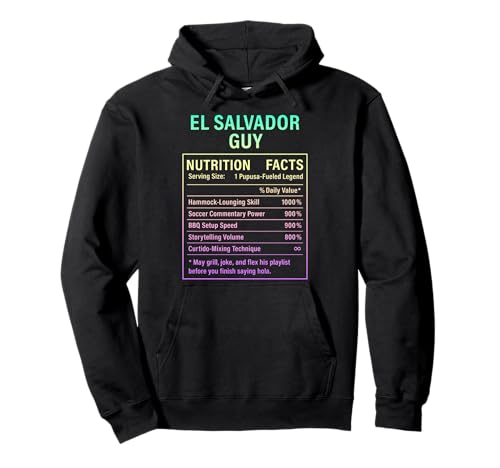 EL Salvador Guy Stolze Salvadorianische Männer Pullover Hoodie von Salvadoran Culture Humor Gifts