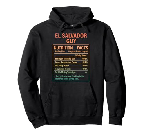 EL Salvador Guy Stolze Salvadorianische Männer Pullover Hoodie von Salvadoran Culture Humor Gifts