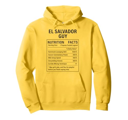 EL Salvador Guy Stolze Salvadorianische Männer Pullover Hoodie von Salvadoran Culture Humor Gifts