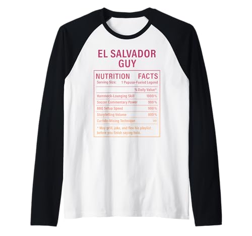 EL Salvador Guy Stolze Salvadorianische Männer Raglan von Salvadoran Culture Humor Gifts