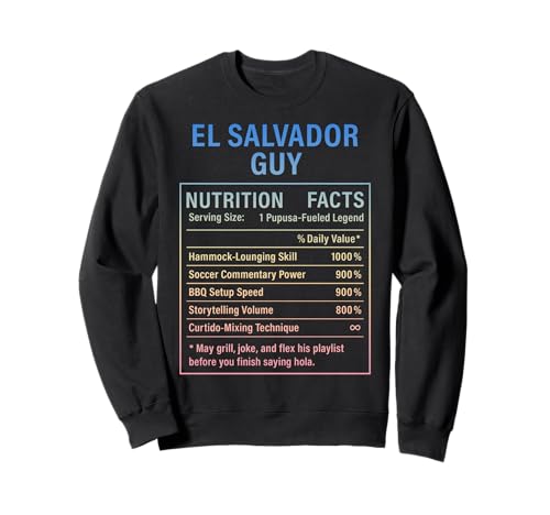 EL Salvador Guy Stolze Salvadorianische Männer Sweatshirt von Salvadoran Culture Humor Gifts