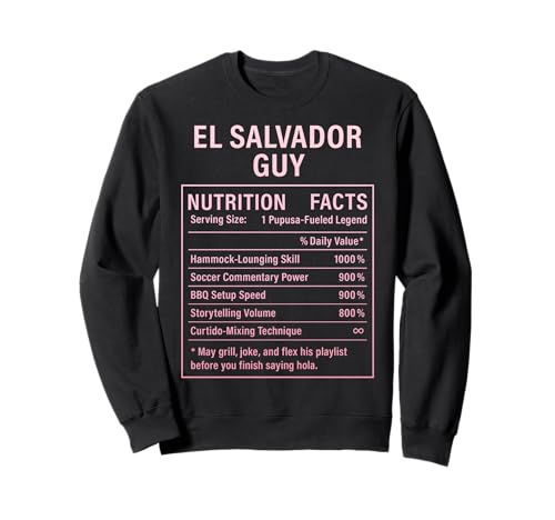 EL Salvador Guy Stolze Salvadorianische Männer Sweatshirt von Salvadoran Culture Humor Gifts