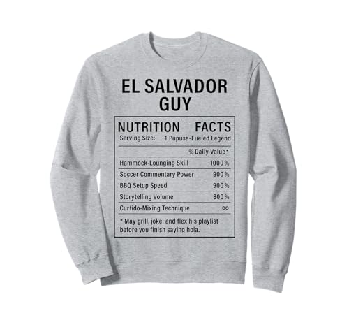 EL Salvador Guy Stolze Salvadorianische Männer Sweatshirt von Salvadoran Culture Humor Gifts
