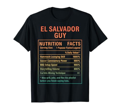 EL Salvador Guy Stolze Salvadorianische Männer T-Shirt von Salvadoran Culture Humor Gifts
