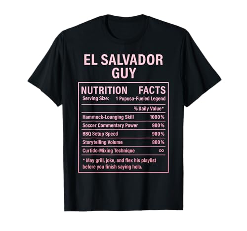 EL Salvador Guy Stolze Salvadorianische Männer T-Shirt von Salvadoran Culture Humor Gifts