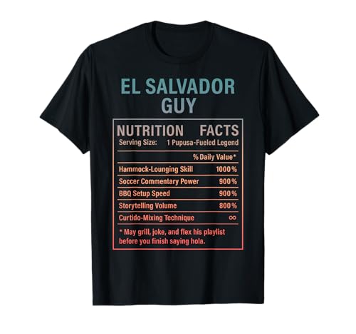 EL Salvador Guy Stolze Salvadorianische Männer T-Shirt von Salvadoran Culture Humor Gifts