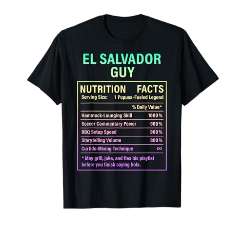 EL Salvador Guy Stolze Salvadorianische Männer T-Shirt von Salvadoran Culture Humor Gifts