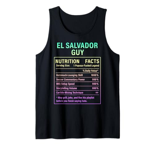 EL Salvador Guy Stolze Salvadorianische Männer Tank Top von Salvadoran Culture Humor Gifts