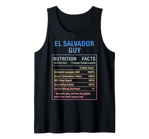 EL Salvador Guy Stolze Salvadorianische Männer Tank Top von Salvadoran Culture Humor Gifts