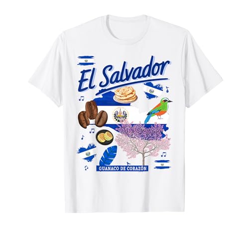 EL Salvador Flaggen-Outfit Idee für Frauen und hispanische Salvadorianische T-Shirt von Salvadoran Flag Accessories Outfit Ideas For Kids