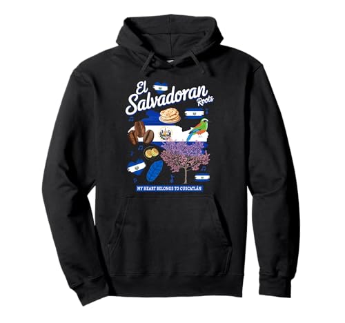 EL Salvador Flagge Kinder Idee & Salvadorianisches Erbe Hispanic Pullover Hoodie von Salvadoran Flag Themed Culture Ideas For Women
