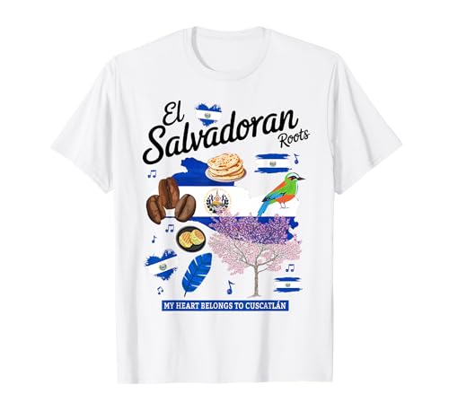 EL Salvador Flagge Kinder Idee & Salvadorianisches Erbe Hispanic T-Shirt von Salvadoran Flag Themed Culture Ideas For Women
