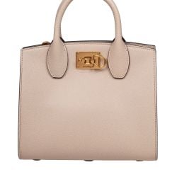 Ferragamo Studio Box Tasche Aus Daino Genarbtem Leder von Salvatore Ferragamo