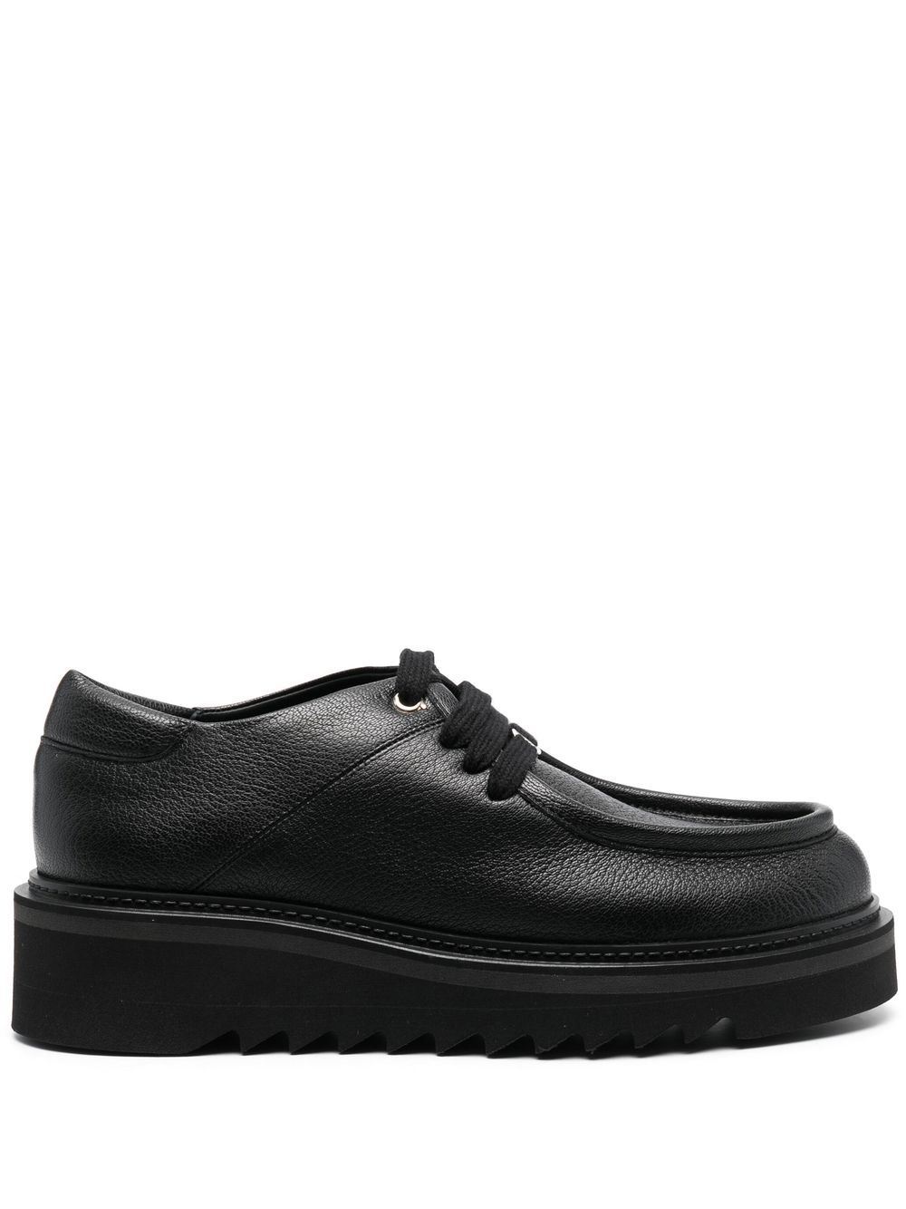 Ferragamo Oxford-Schuhe mit dicker Sohle - Schwarz von Ferragamo