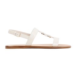 Salvatore Ferragamo Nude Leder-sandalen von Salvatore Ferragamo
