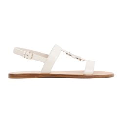 Salvatore Ferragamo Nude Leder-sandalen von Salvatore Ferragamo
