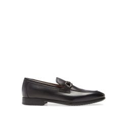 Salvatore Ferragamo Schwarze Leder Slipper Für Herren von Salvatore Ferragamo