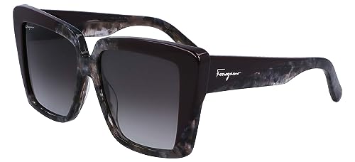 Salvatore Ferragamo Unisex SF1060S Sunglasses, Gold/Ivory, 55 von Salvatore Ferragamo